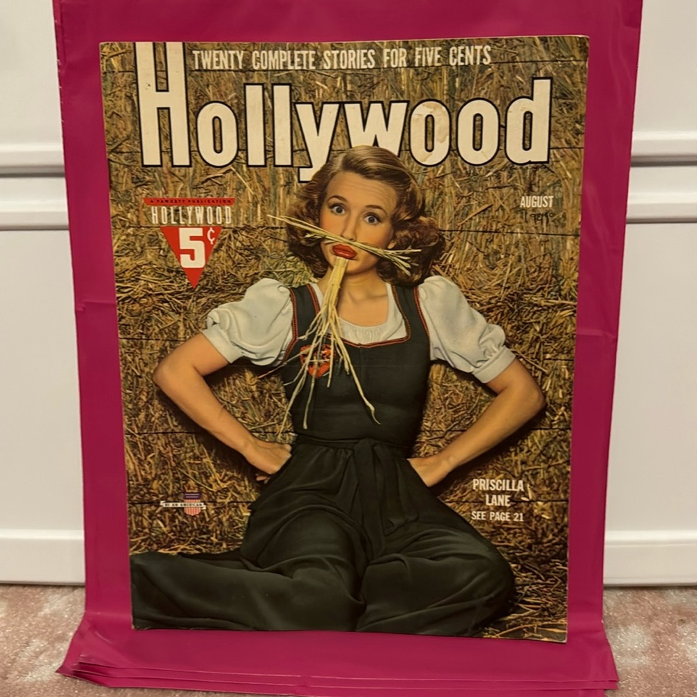 Vintage Hollywood magazine from 1941 original in good condition 👀 retro style
